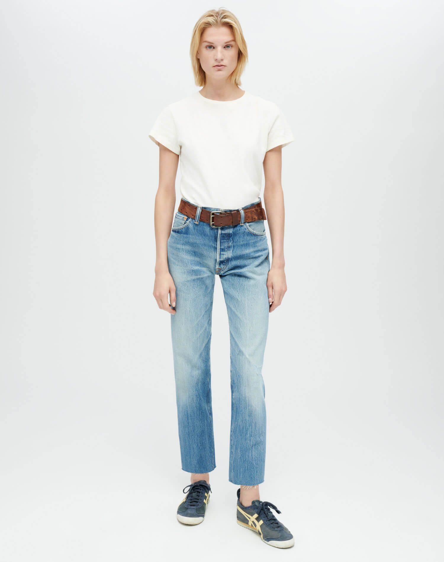 Levi's High Rise Stove Pipe - Indigo sold by Re/Done