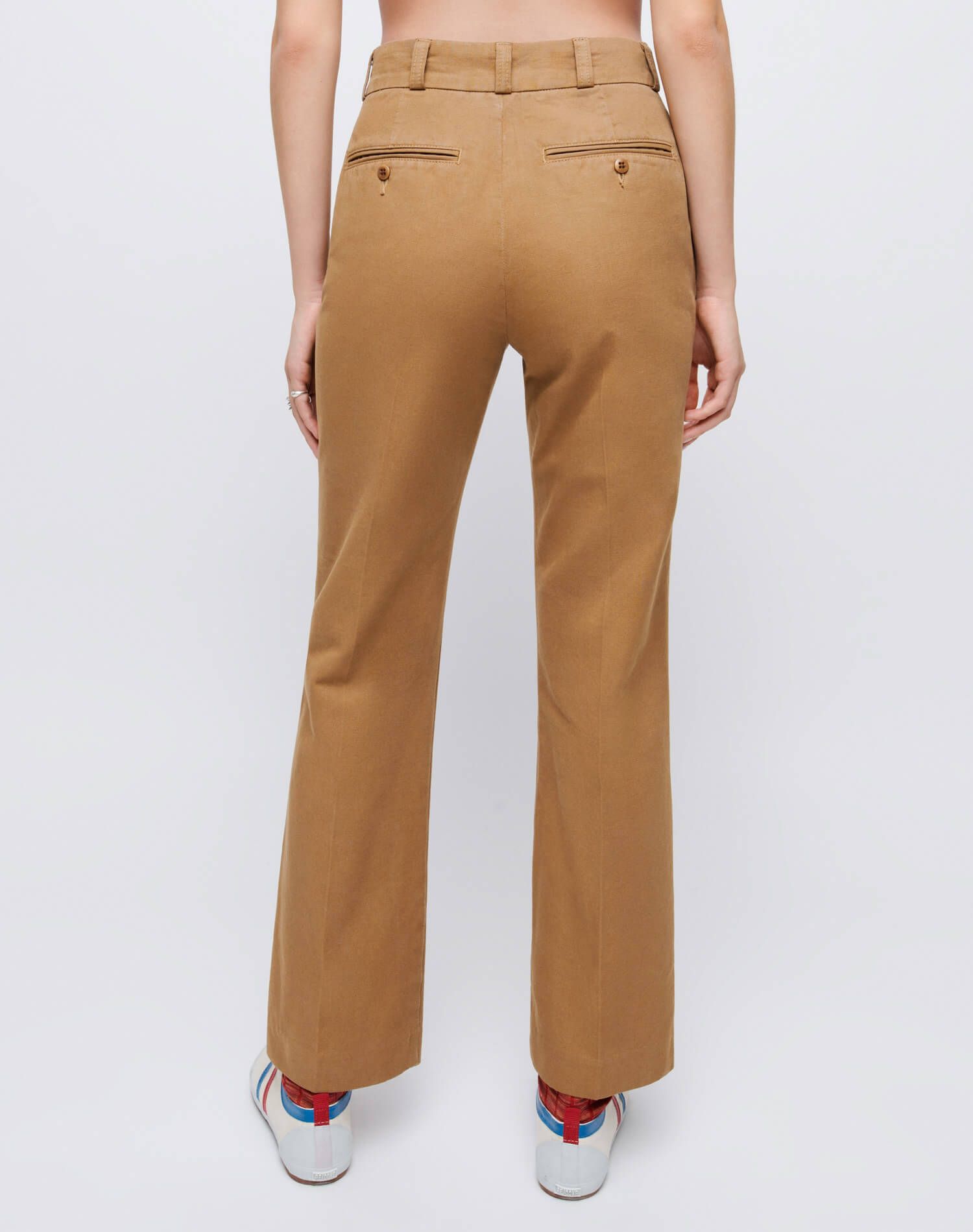 70s Trouser - Washed Camel | Parallel