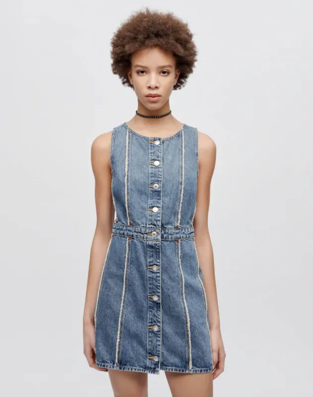 Fray Denim Dress - Bruna made by Re/Done
