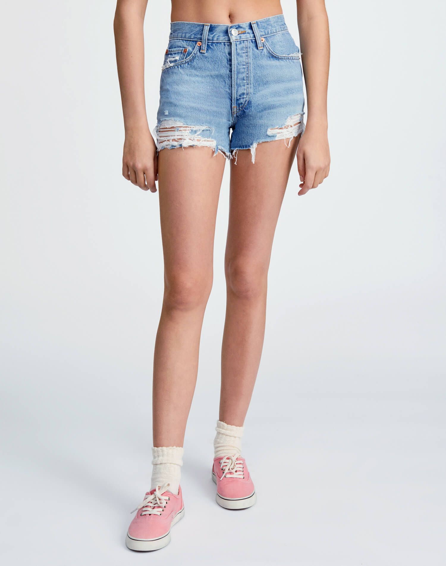 High Rise Short - Skylight Destroy sold by Re/Done product image thumbnail 3