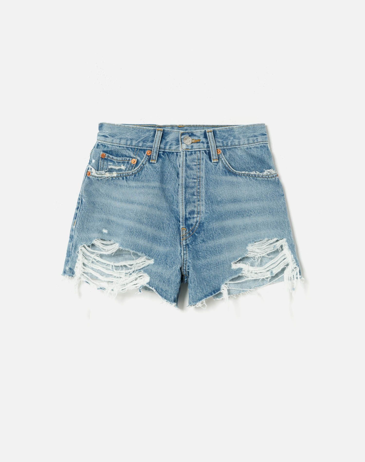 High Rise Short - Skylight Destroy sold by Re/Done