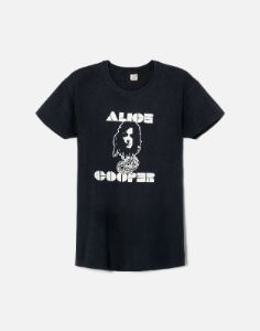70s Hanes Alice Cooper Tee -#11 sold by Re/Done
