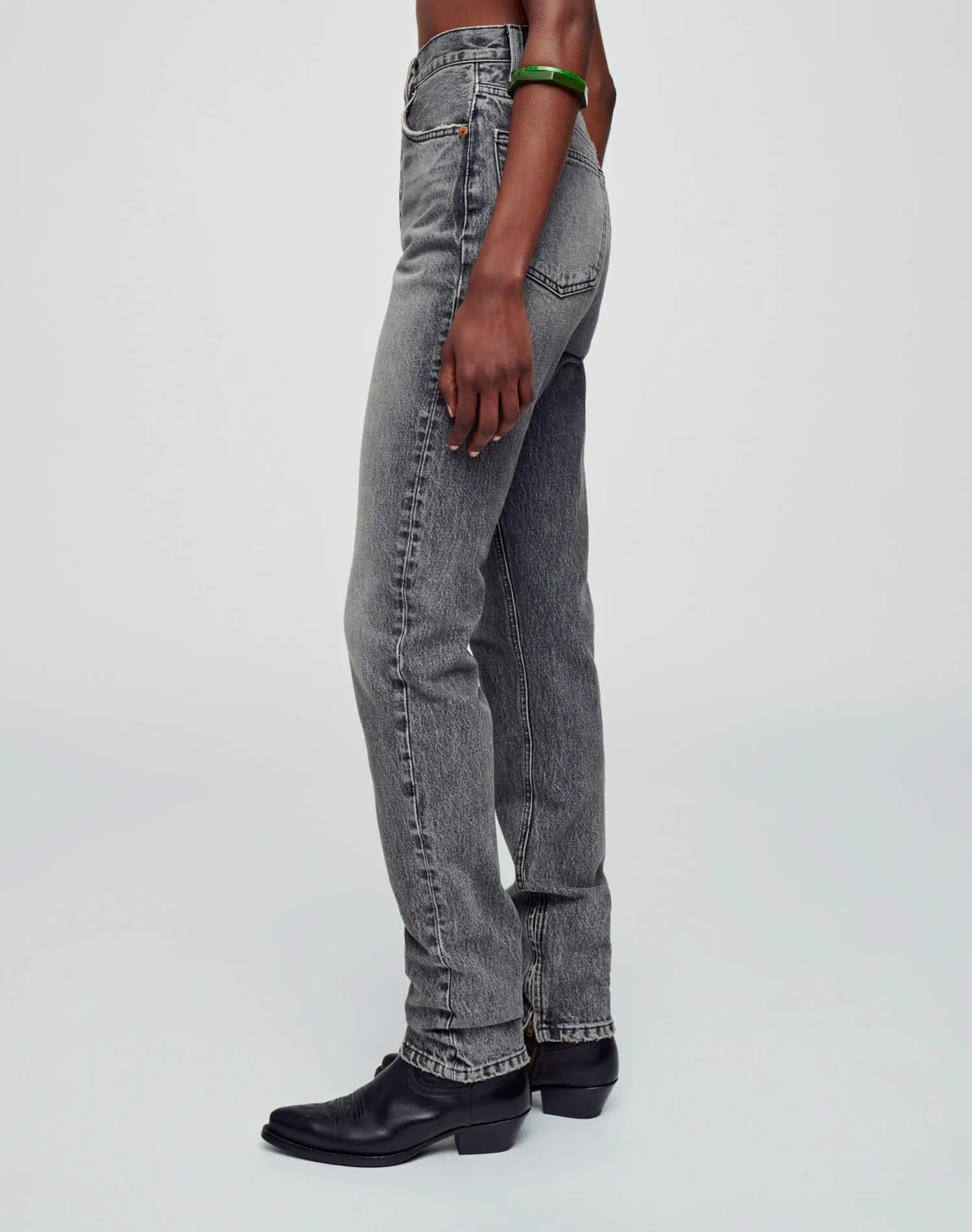 Super High Drainpipe - Midnight Ash sold by Re/Done product image thumbnail 3