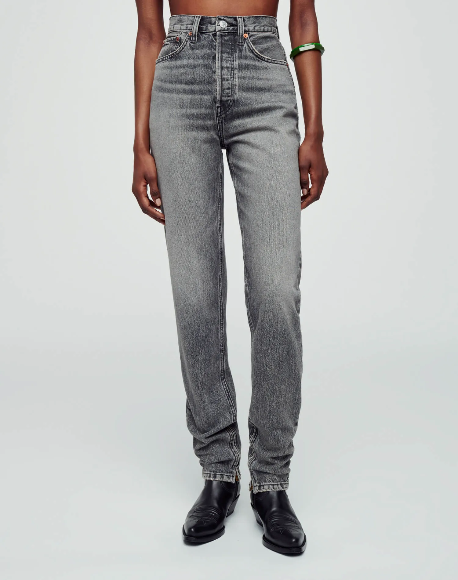 Super High Drainpipe - Midnight Ash sold by Re/Done