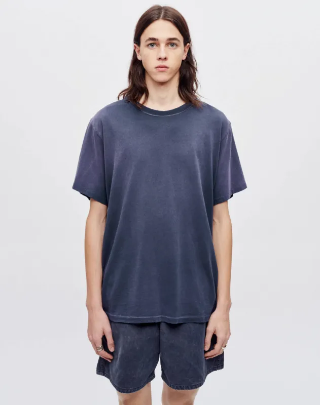 Hanes Loose Tee - Sun Faded Navy sold by Re/Done
