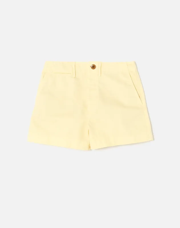 90s Trouser Shorts - Washed Buttercream made by Re/Done