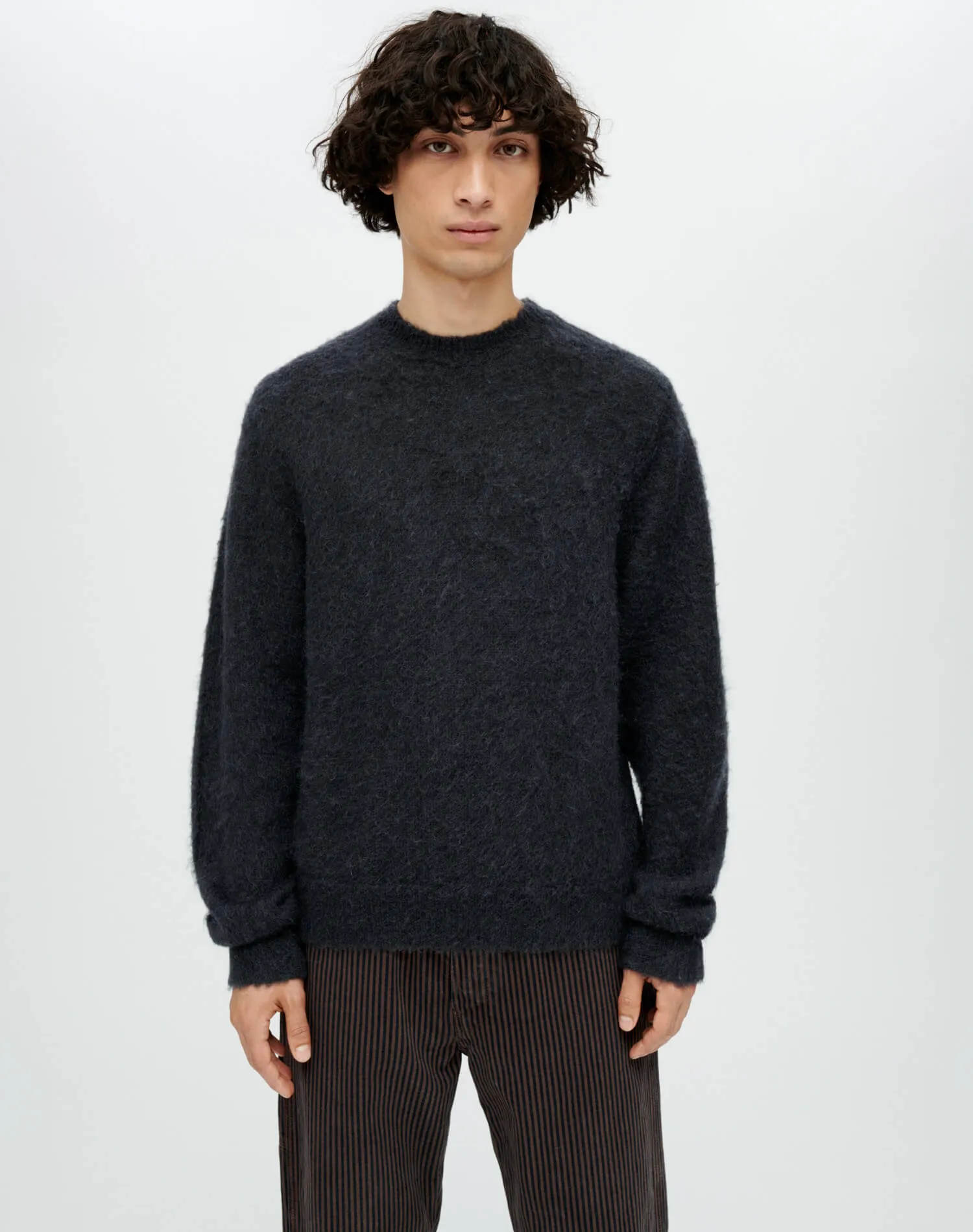 Classic Crew Sweater - Mineral Black sold by Re/Done