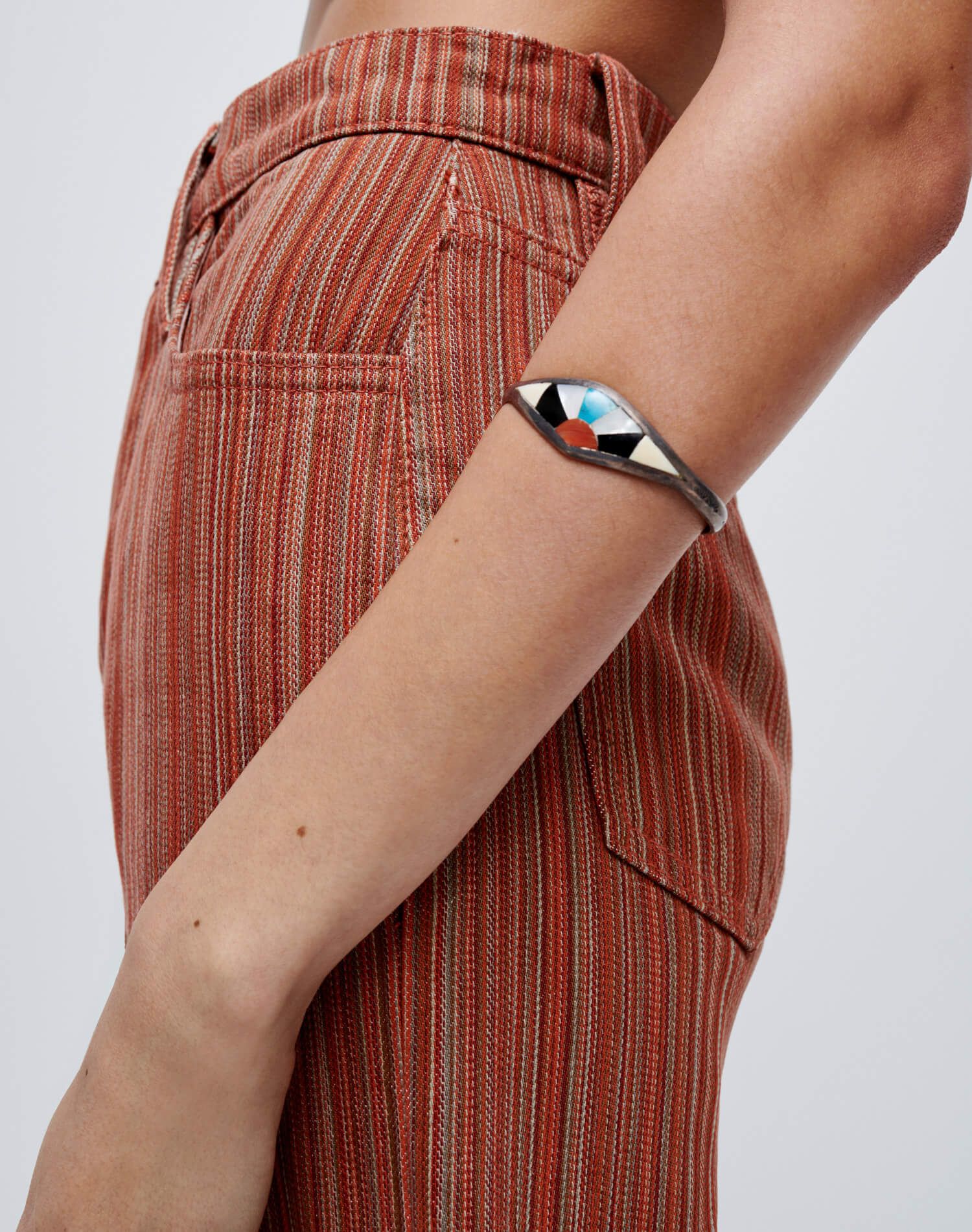 70s Bootcut - Multi Stripe sold by Re/Done product image thumbnail 5