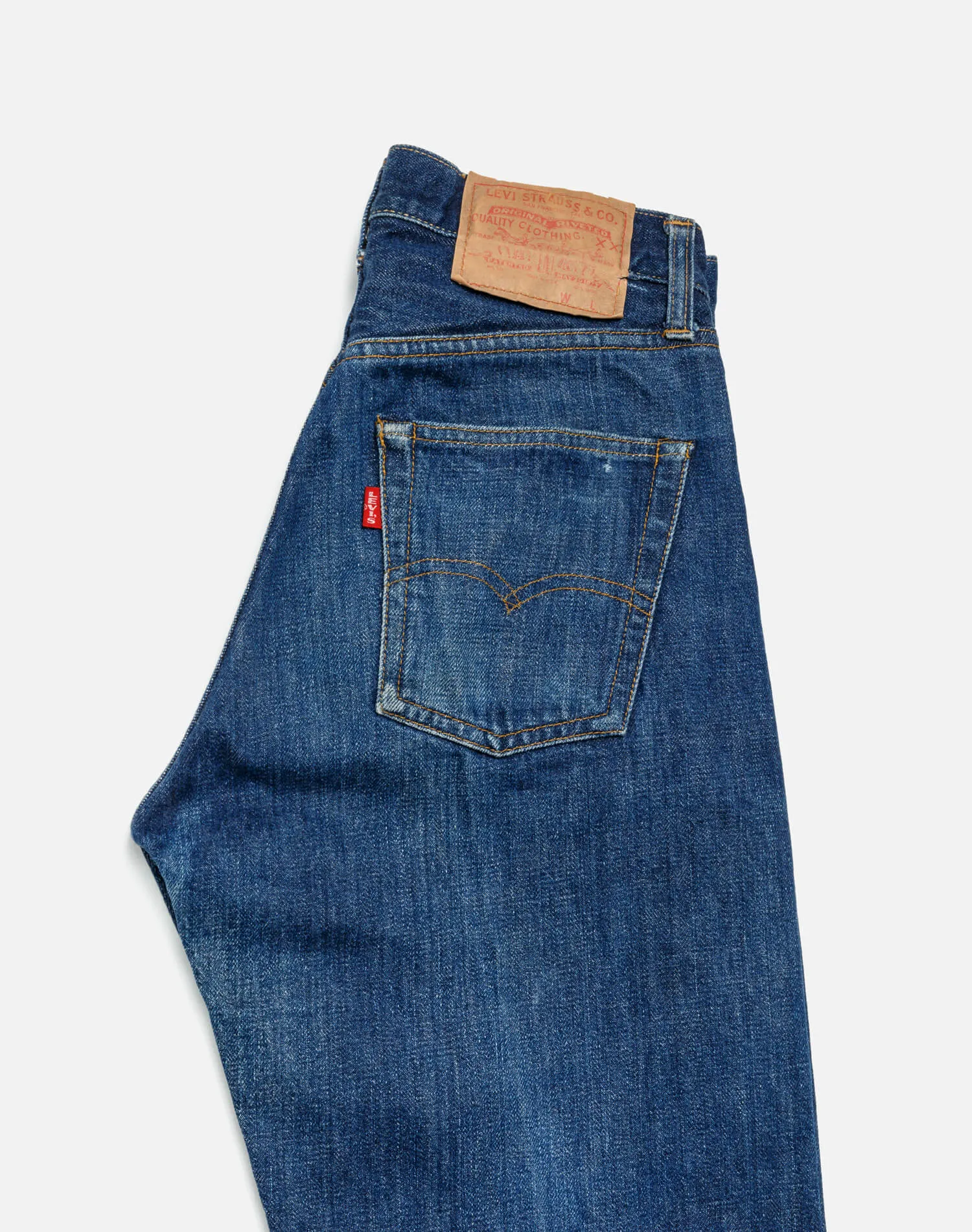 60s Big E Selvedge Single Stich Levi's 501 sold by Re/Done product image thumbnail 3