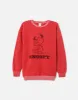 Upcycled "Snoopy Dancing" Sweatshirt in Heathered Red - 11229752 sold by Re/Done