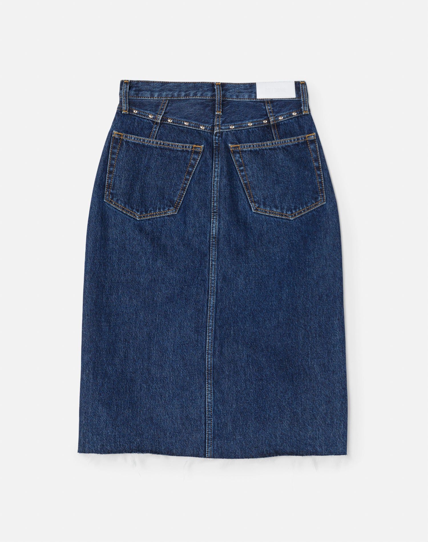 Midi Denim Skirt - Heritage Rinse Stud sold by Re/Done product image thumbnail 2