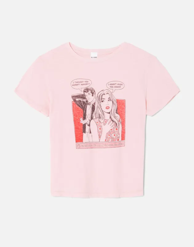 Classic "Mindreader" Tee - Pink made by Re/Done