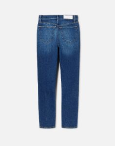 Comfort Stretch High Rise Ankle Crop - Deep Sapphire sold by Re/Done