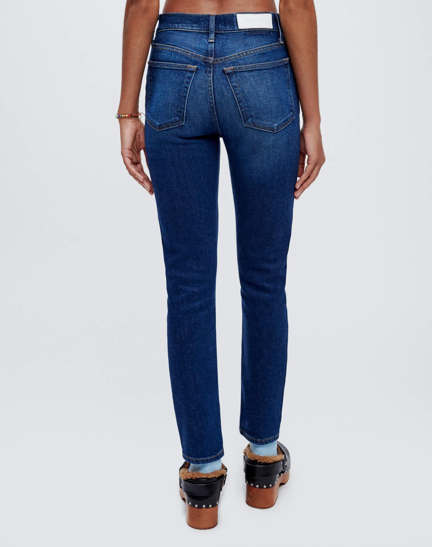 Comfort Stretch High Rise Ankle Crop - Deep Sapphire sold by Re/Done product image thumbnail 6