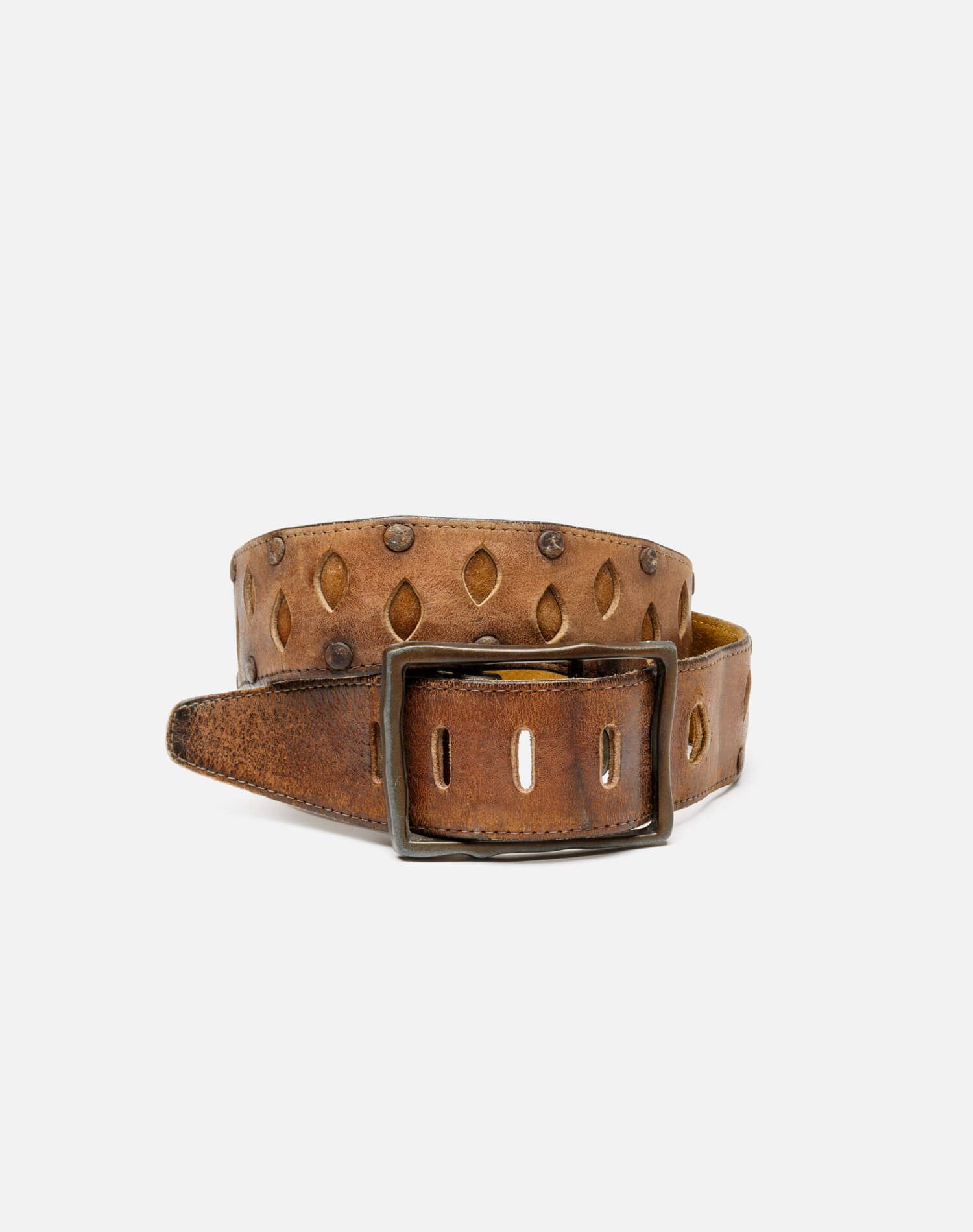 70s Leather Cut Out Belt sold by Re/Done product image thumbnail 5
