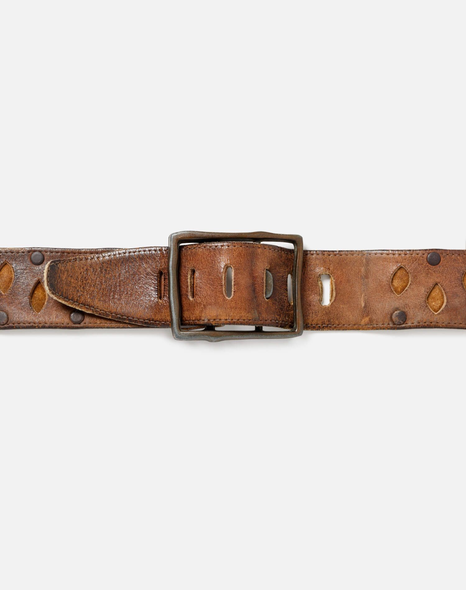 70s Leather Cut Out Belt sold by Re/Done product image thumbnail 4