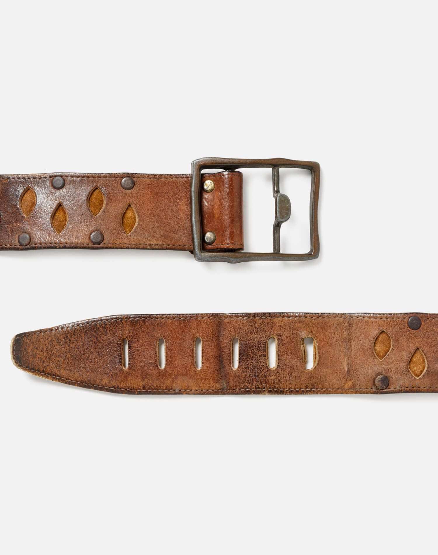 70s Leather Cut Out Belt sold by Re/Done product image thumbnail 2