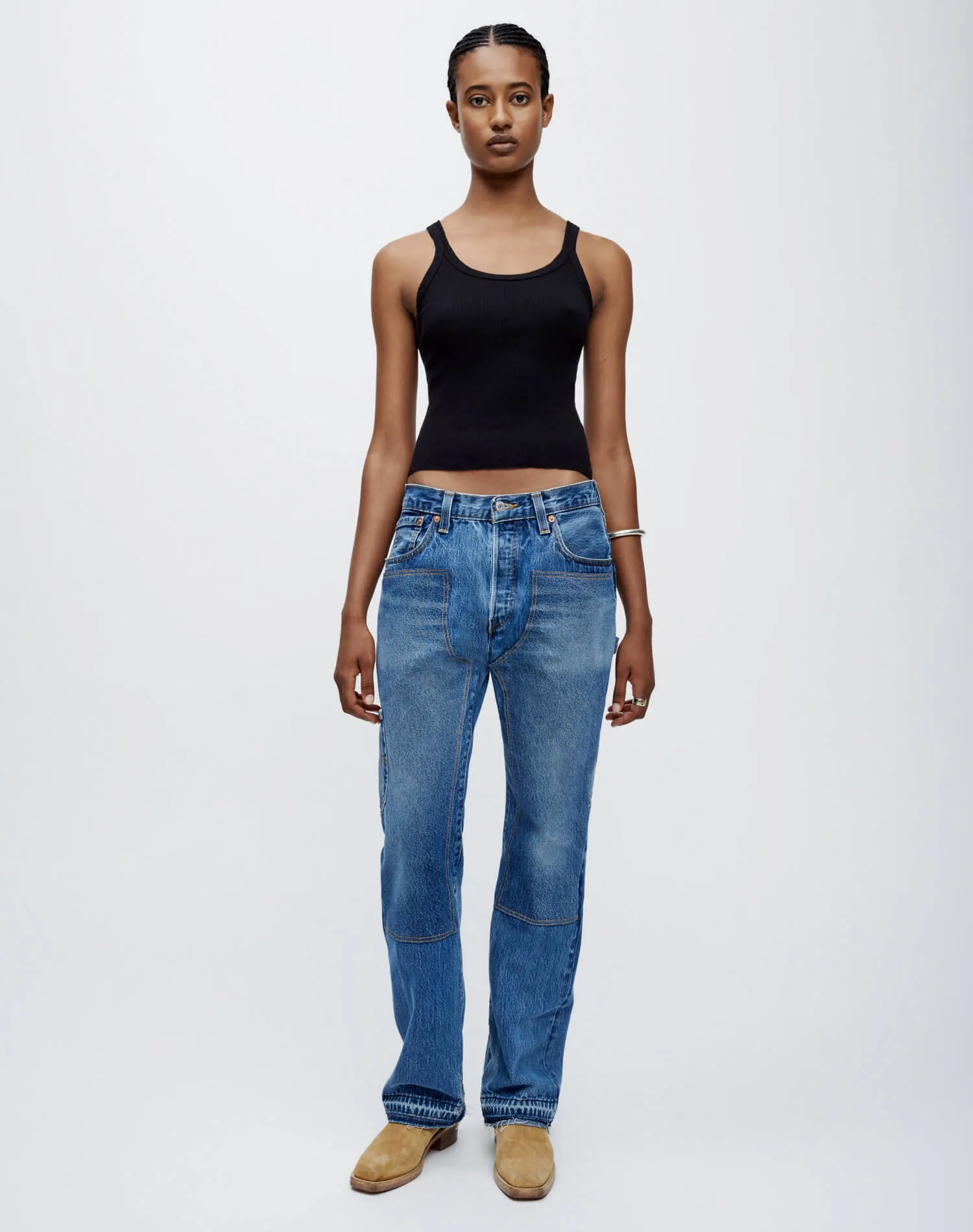 Workwear Jean - Indigo sold by Re/Done product image thumbnail 4