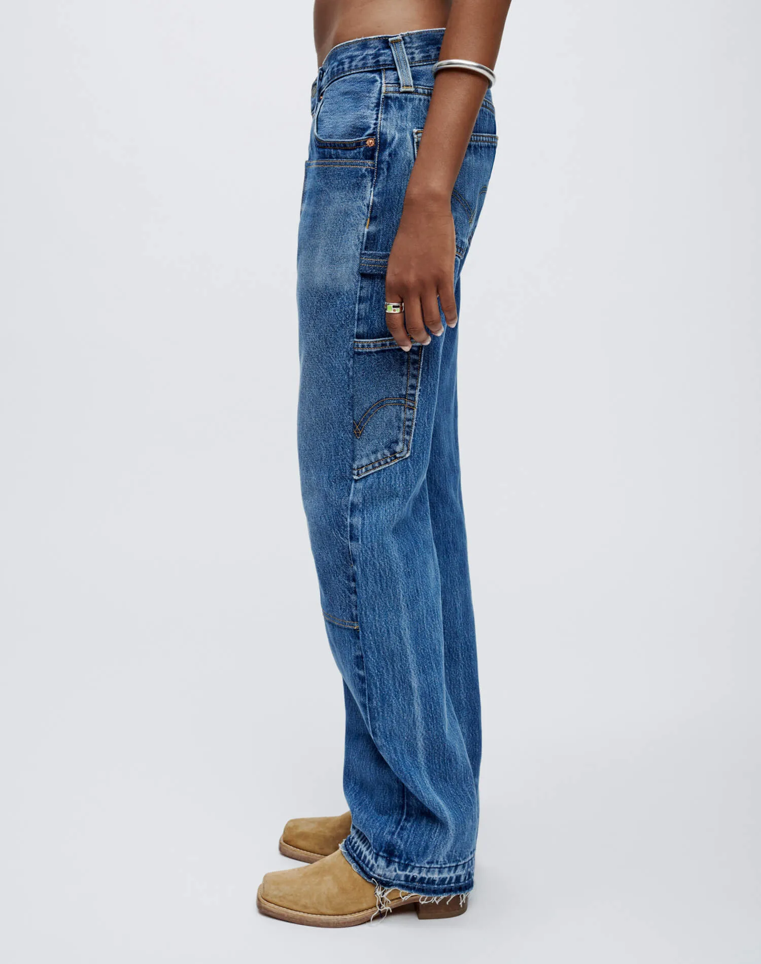 Workwear Jean - Indigo sold by Re/Done product image thumbnail 5