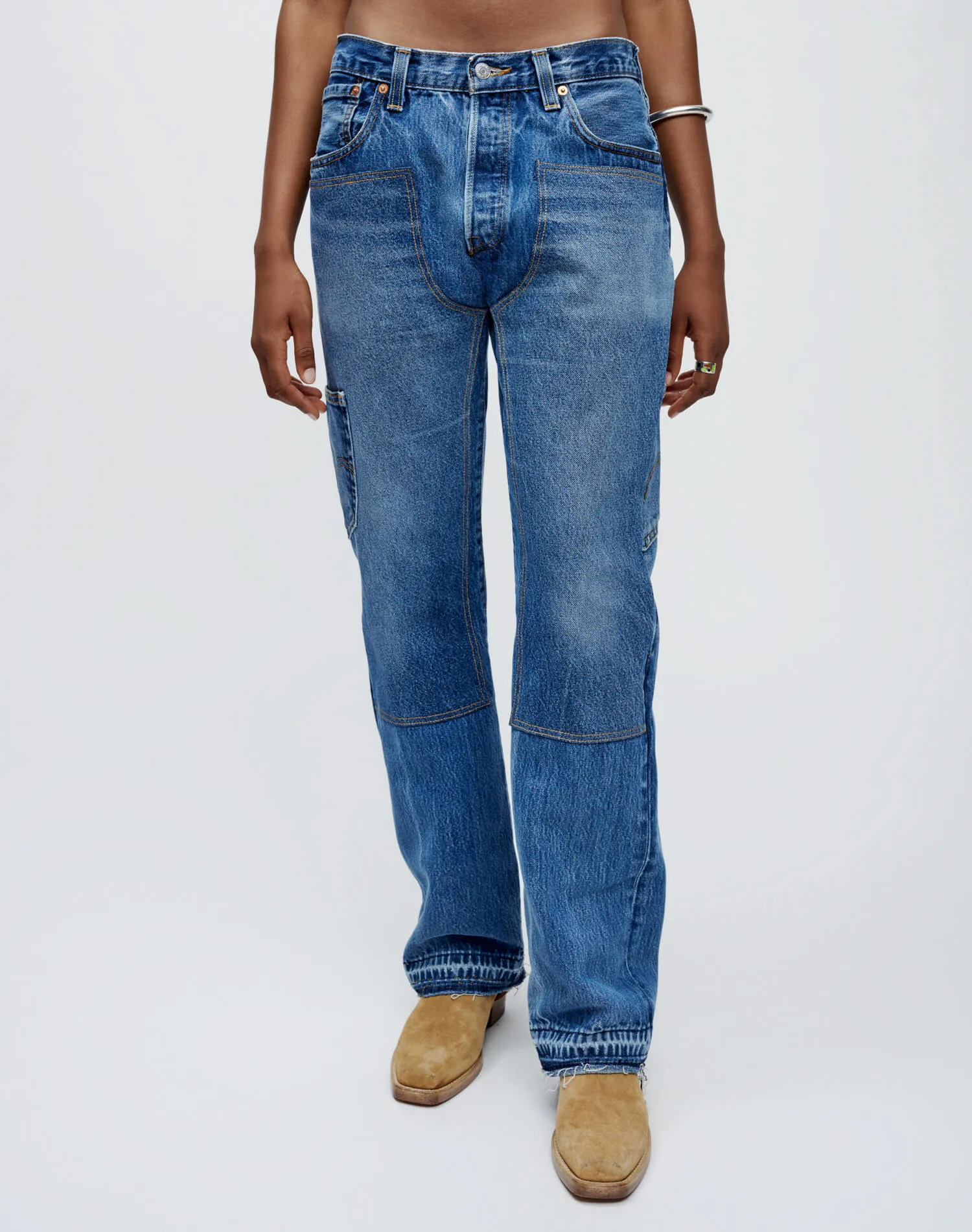 Workwear Jean - Indigo sold by Re/Done product image thumbnail 3