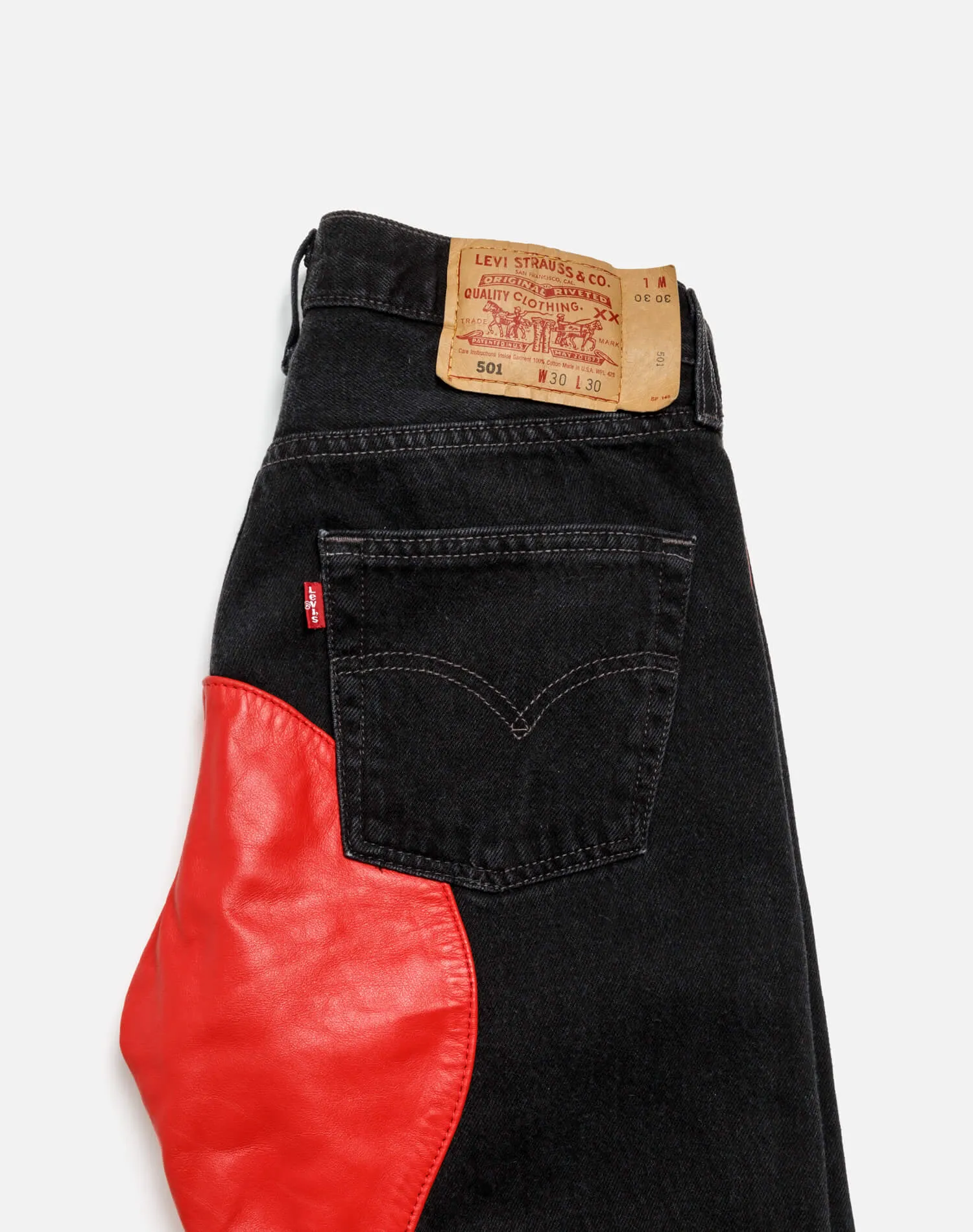 80 Leather Patch Levi's 501 sold by Re/Done product image thumbnail 3
