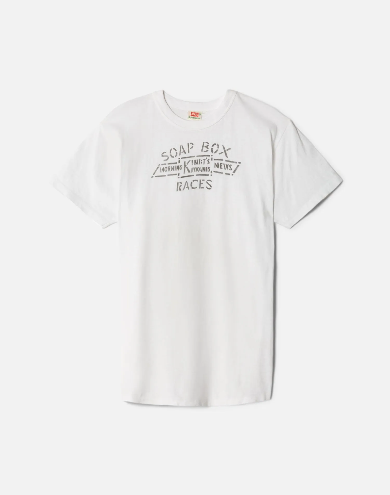 60s Hanes Soap Box Races Tee -#6 sold by Re/Done