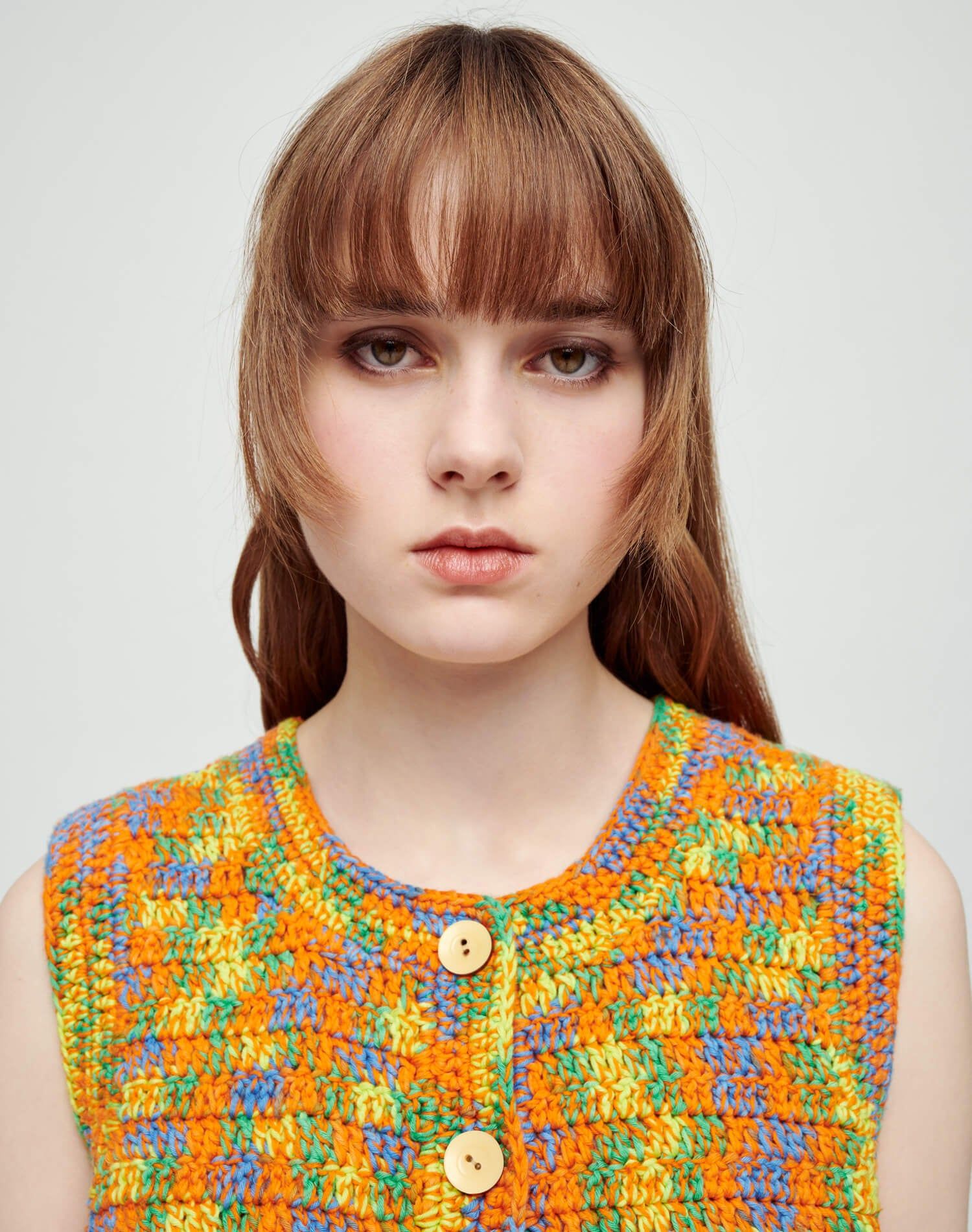 90s Cardigan Vest - Multi Space Dye sold by Re/Done product image thumbnail 3
