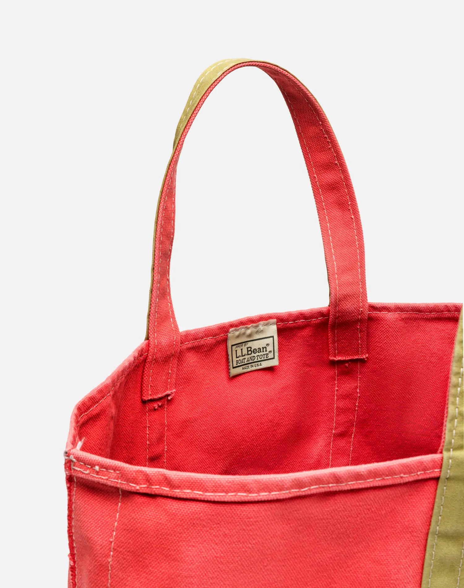 90s LL Bean Open Top Large Tote - #41 sold by Re/Done product image thumbnail 3