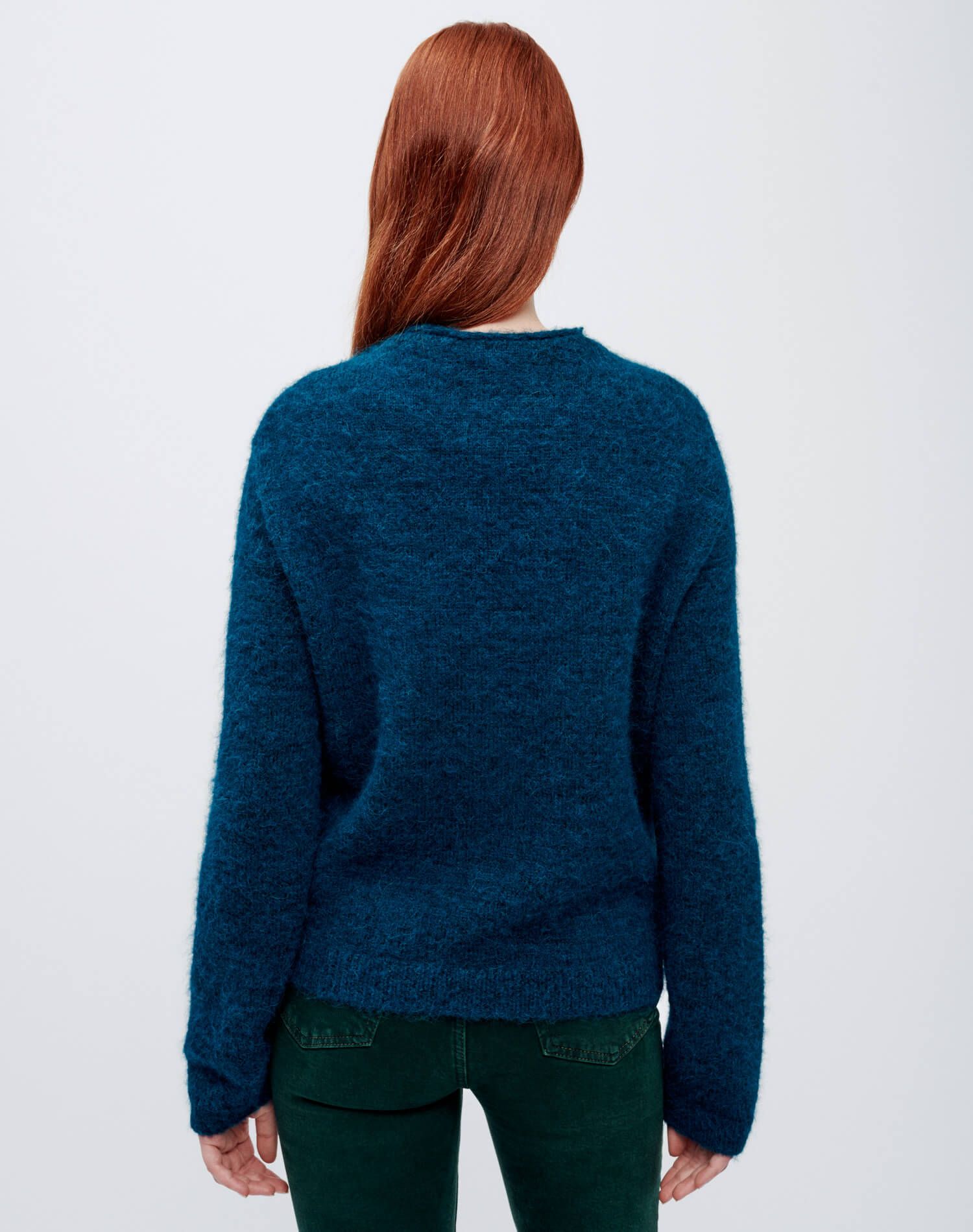 60s V Neck Cardigan - Teal sold by Re/Done product image thumbnail 5
