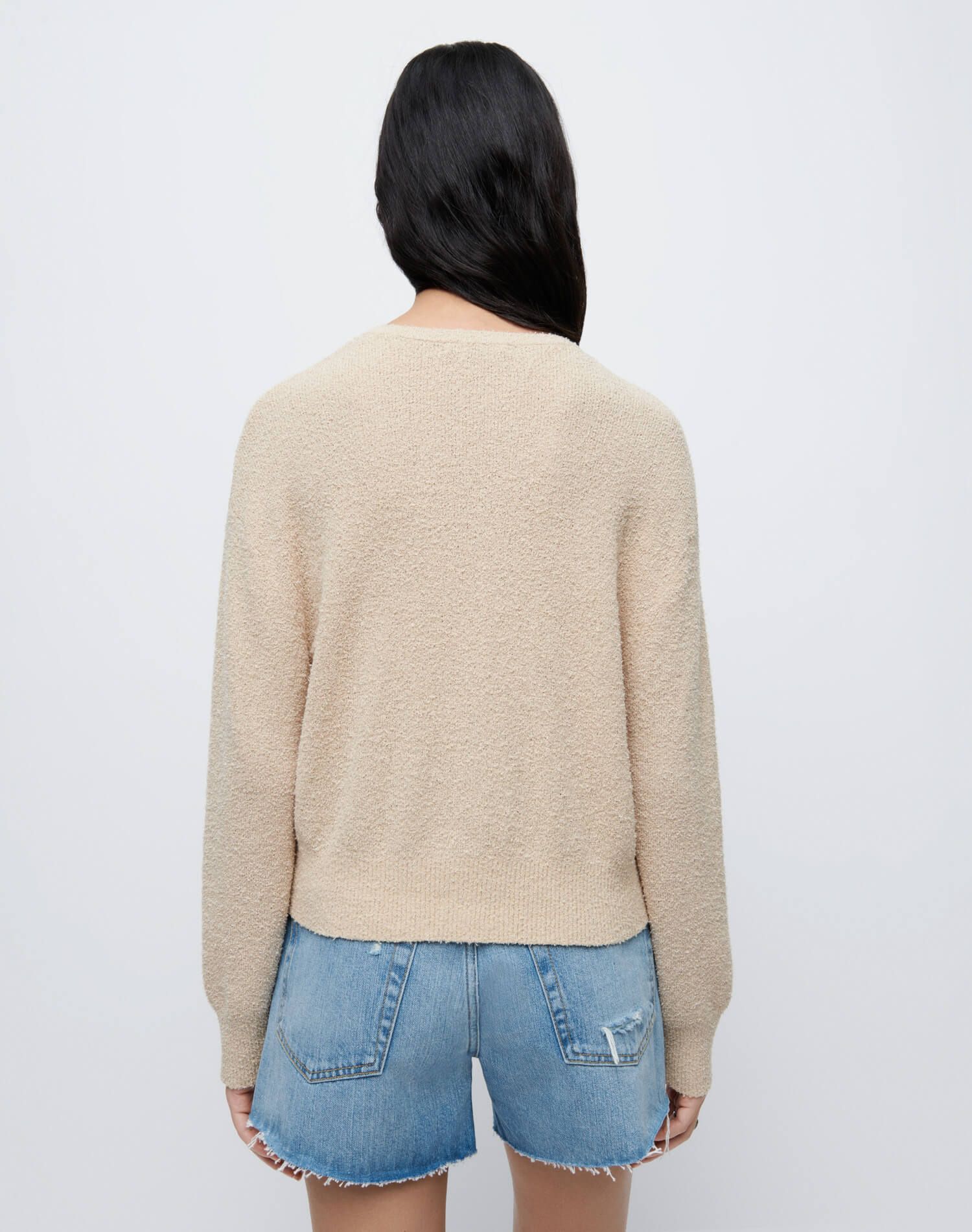 90s Snap Front Cardigan - Light Beige sold by Re/Done product image thumbnail 5