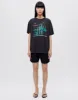 90s Easy "Dancefloor Calling" Tee - Washed Black sold by Re/Done