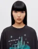 90s Easy "Dancefloor Calling" Tee - Washed Black sold by Re/Done