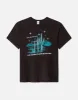 90s Easy "Dancefloor Calling" Tee - Washed Black sold by Re/Done