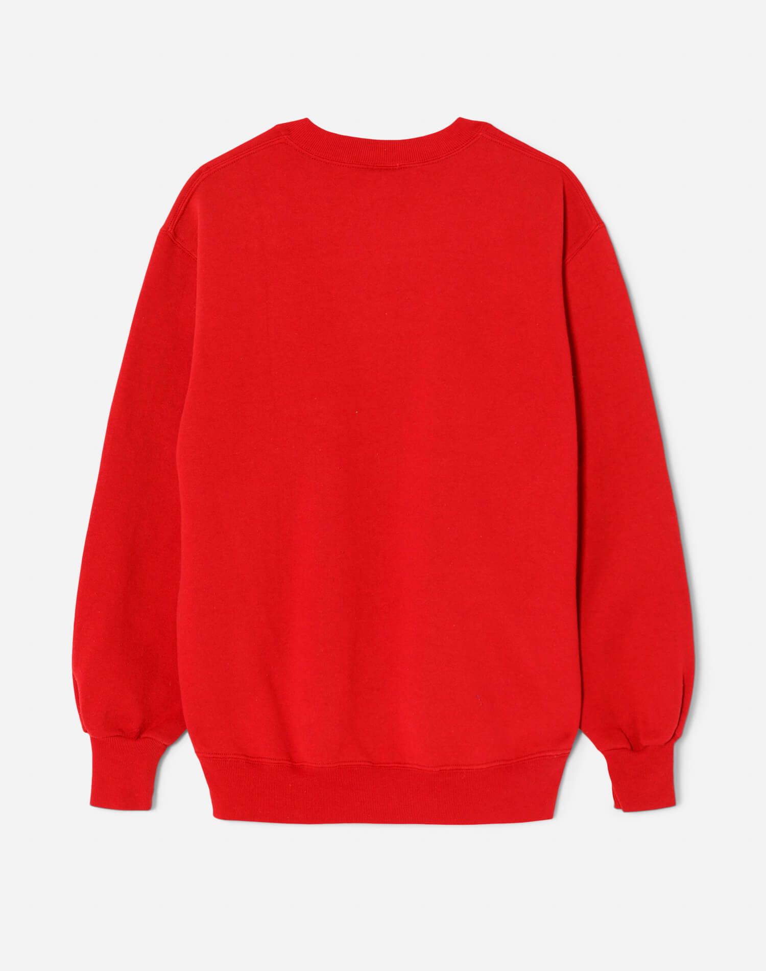 Upcycled "RE/DONE Recycle" Sweatshirt - Red sold by Re/Done product image thumbnail 2