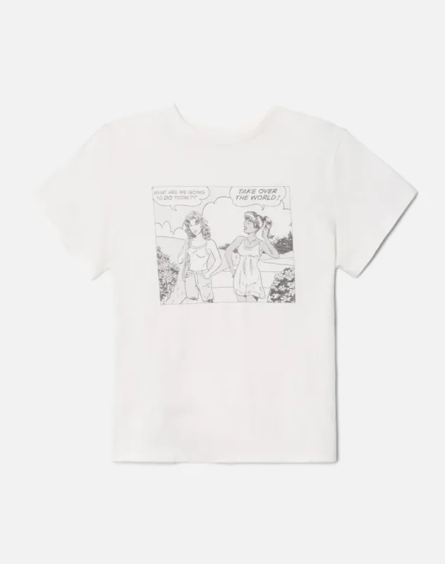 Classic "Girl Power" Tee - Vintage White sold by Re/Done