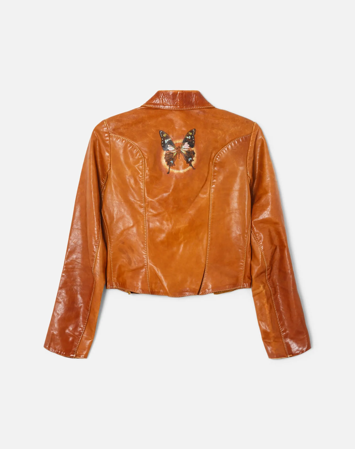 70s Glasswater Leather Jacket sold by Re/Done product image thumbnail 2