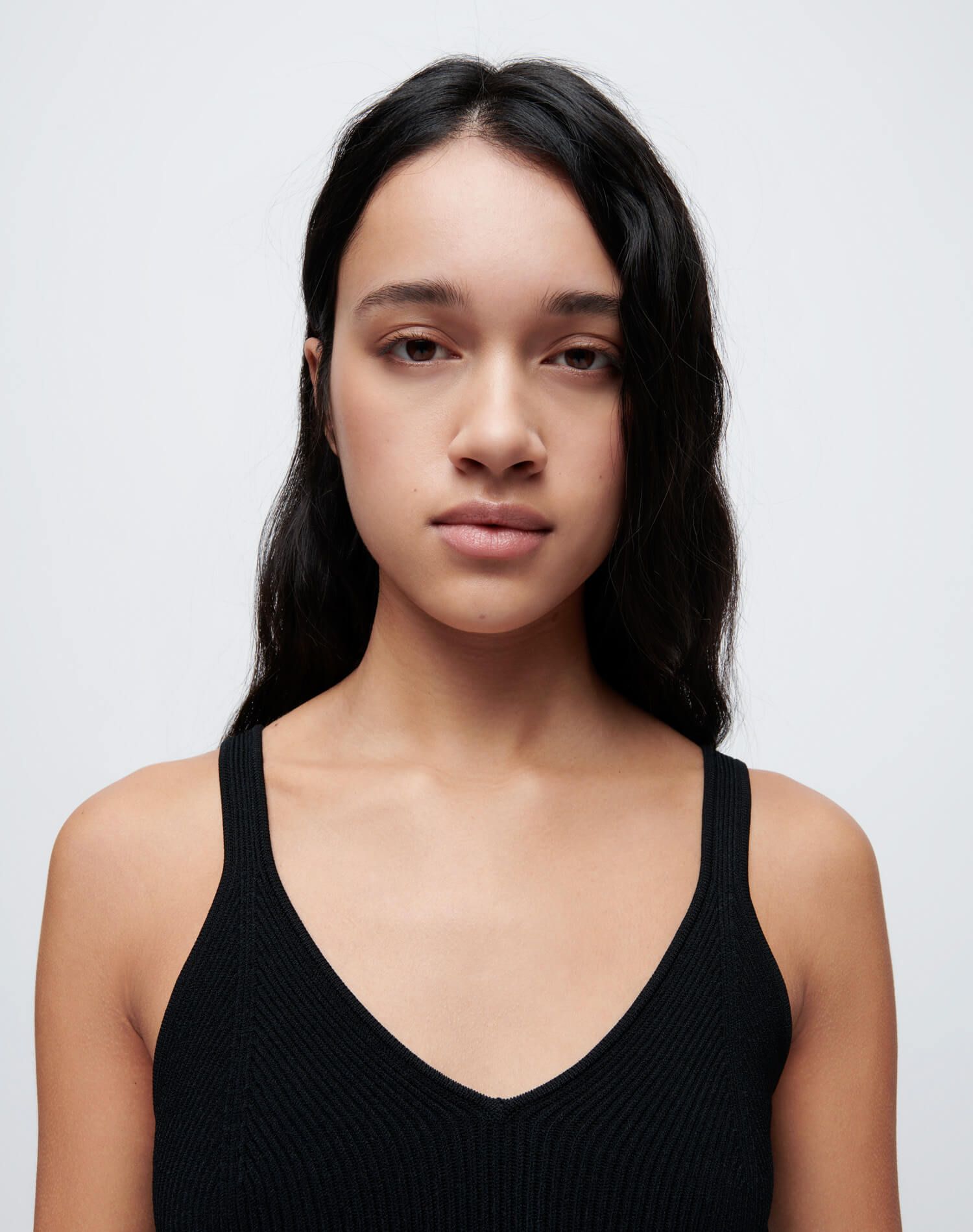 90s Rib Crop Top - Black sold by Re/Done product image thumbnail 4