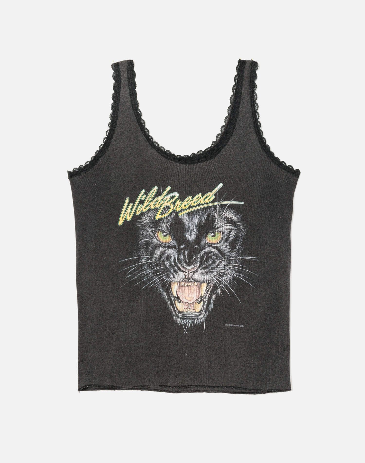 1992 "Wild Breed" Lace Trim Tank Top -#39 sold by Re/Done