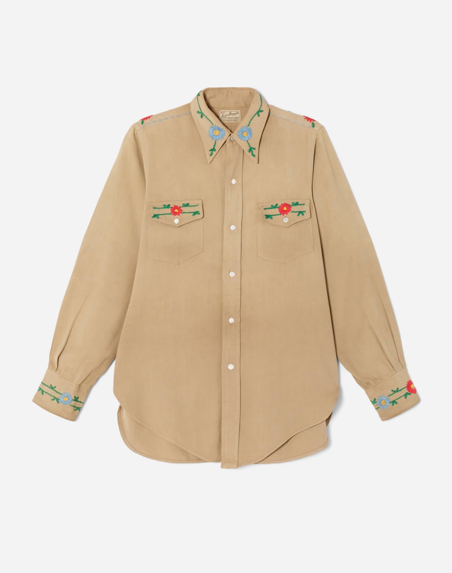 50s Levi's Gabadrine Shirt - #650 sold by Re/Done