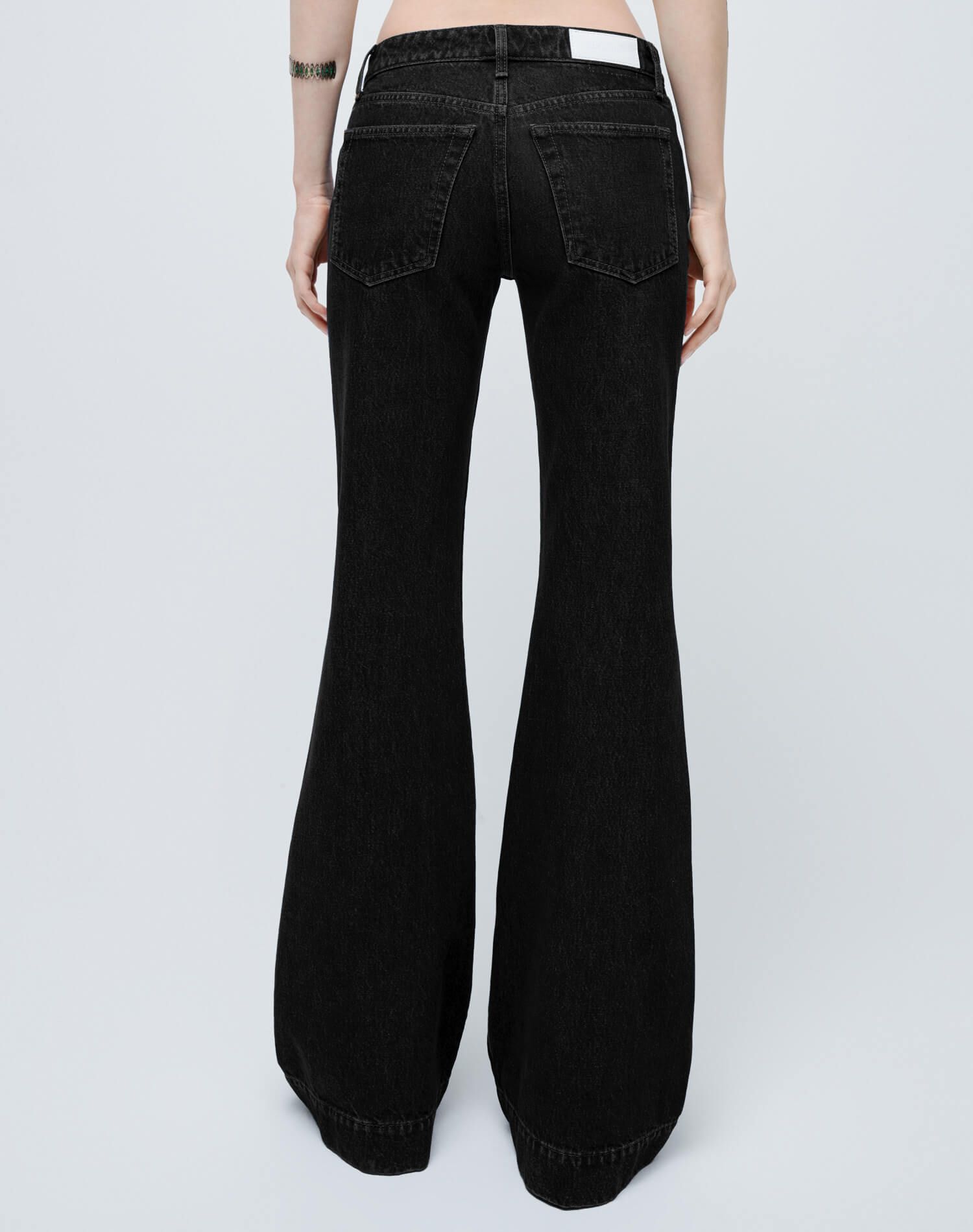 70s Low Rise Bell Bottom - Black sold by Re/Done product image thumbnail 3