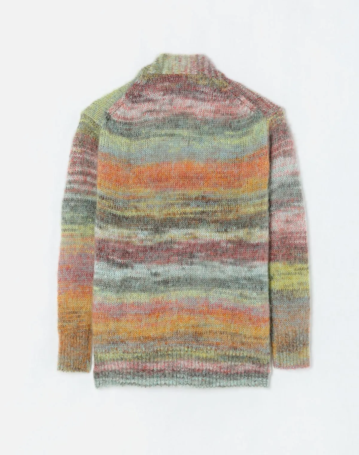 90s Oversized Cardigan - Lime Space Dye sold by Re/Done product image thumbnail 2