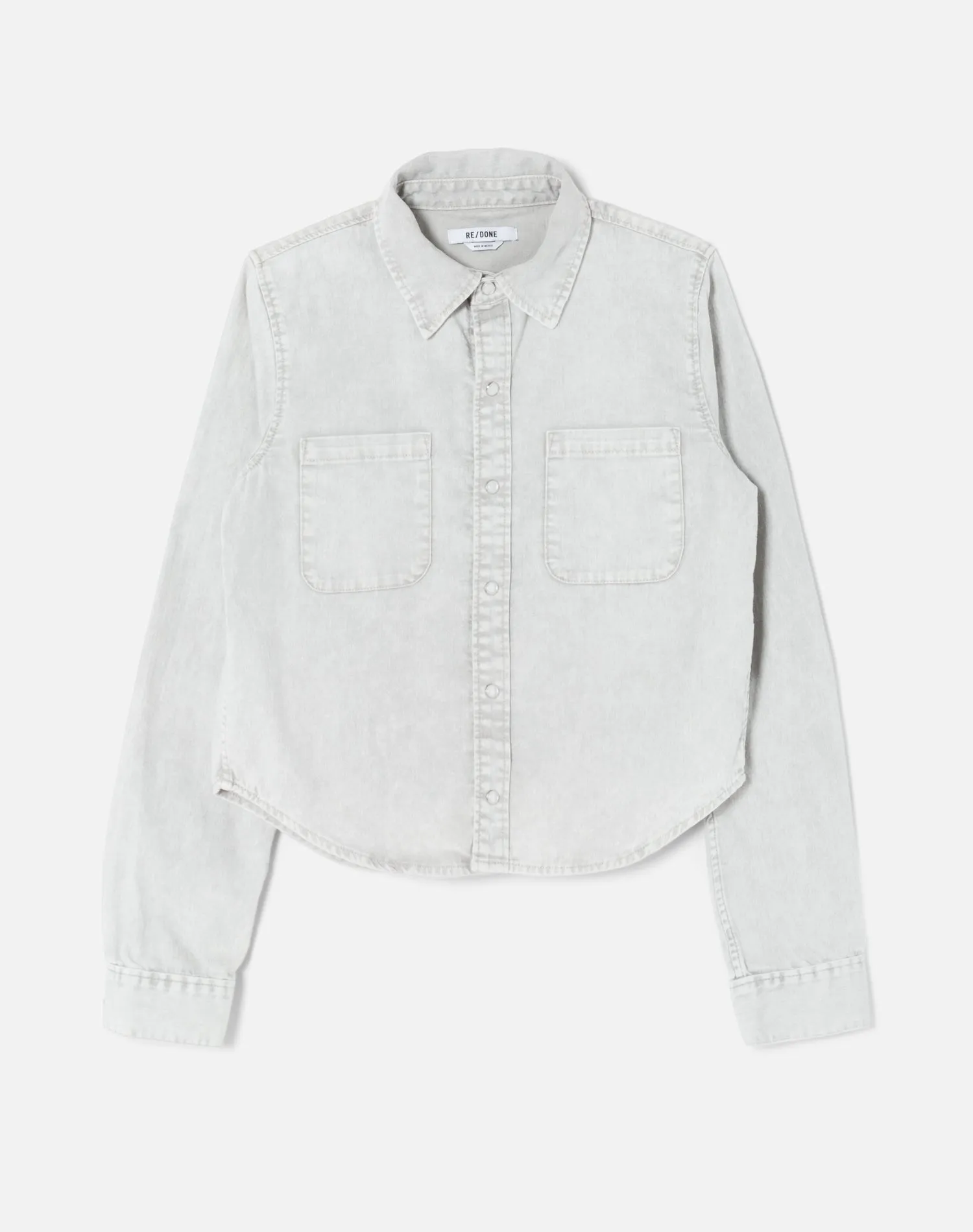 Slim Denim Shirt - Quartz sold by Re/Done