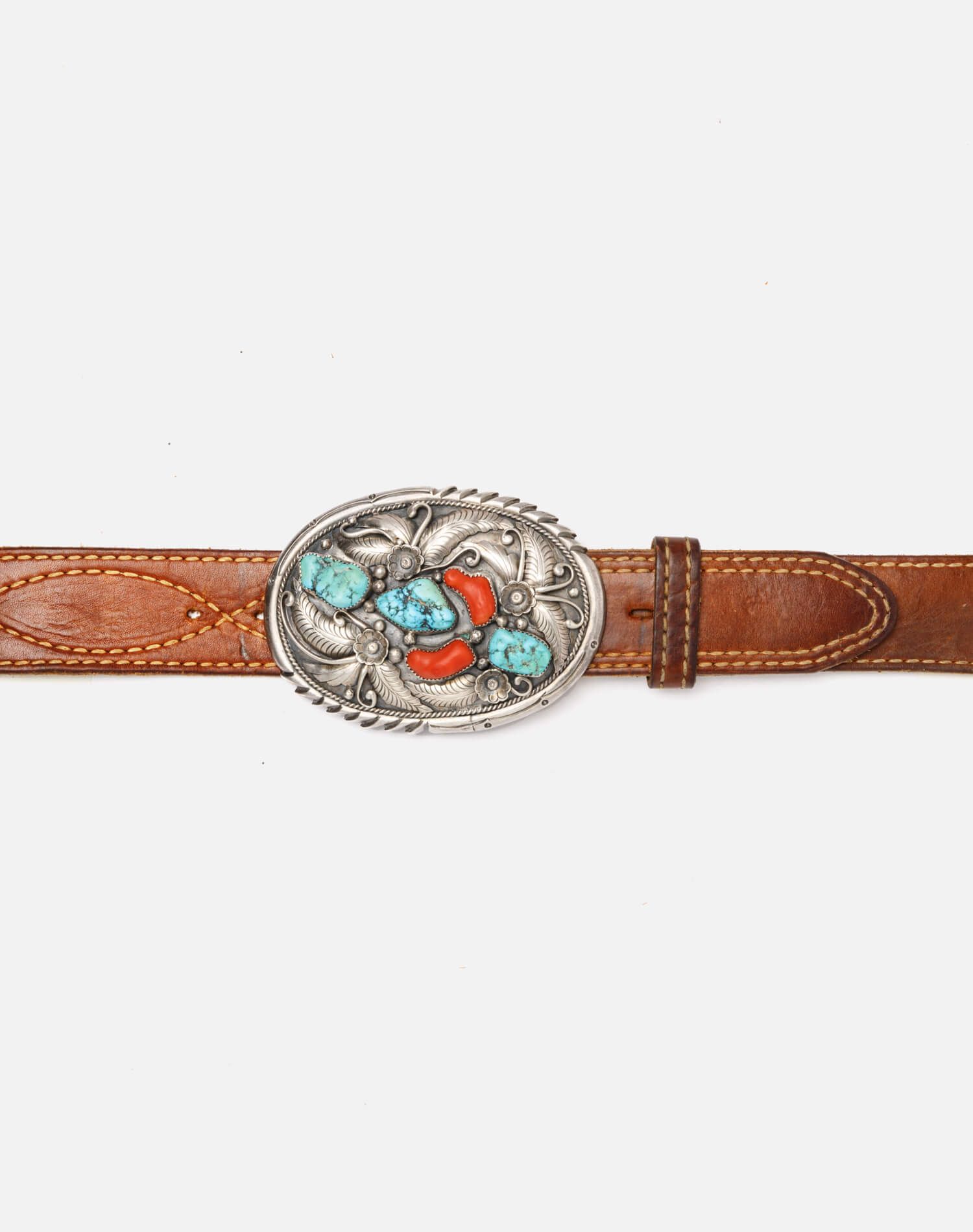 70s Five Stone Navajo Belt - #369 sold by Re/Done product image thumbnail 4