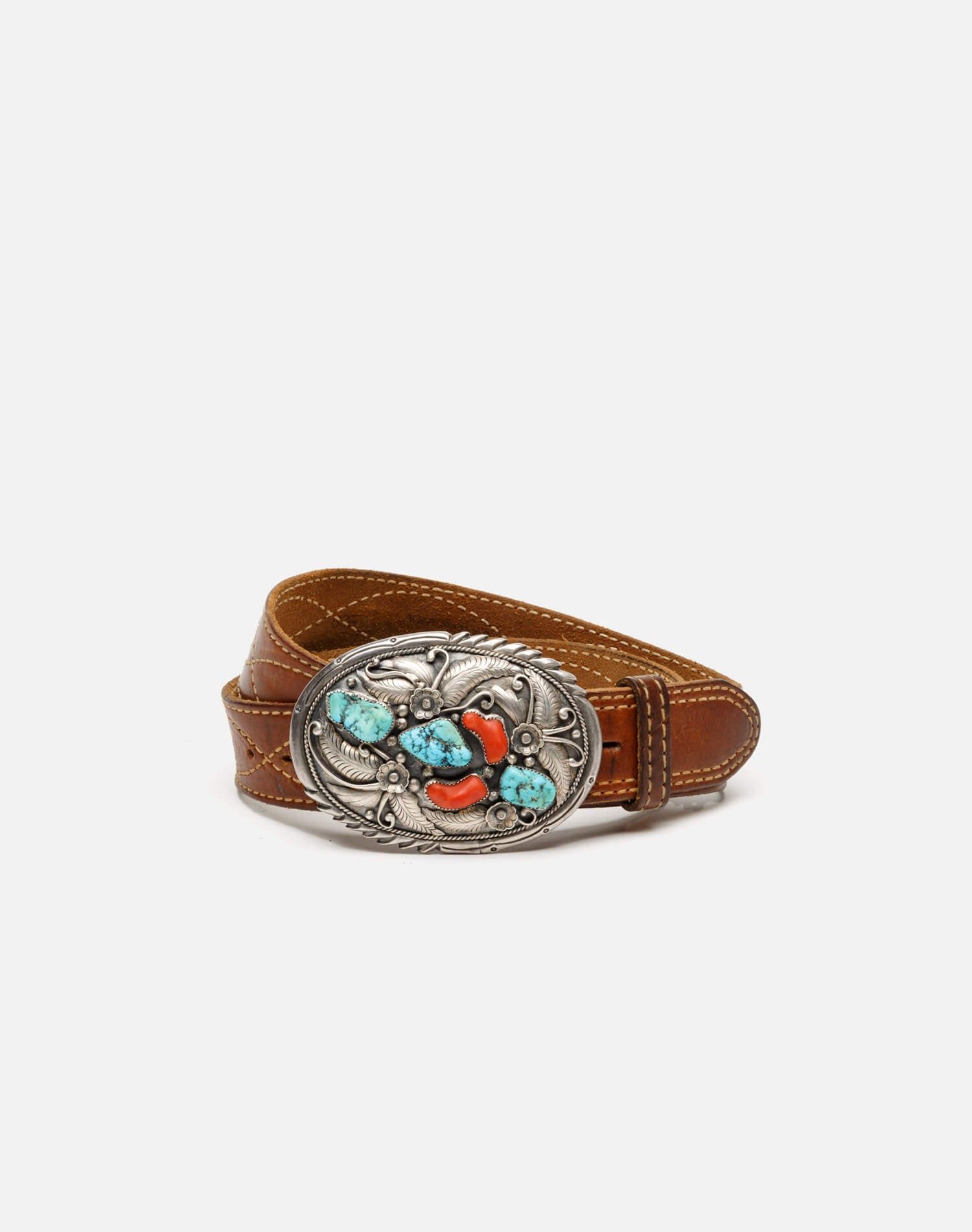 70s Five Stone Navajo Belt - #369 sold by Re/Done product image thumbnail 2