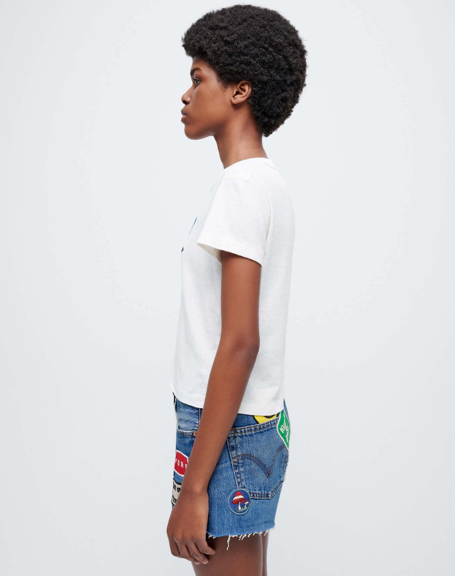 90s Baby "Ford" Tee - Vintage White sold by Re/Done product image thumbnail 6