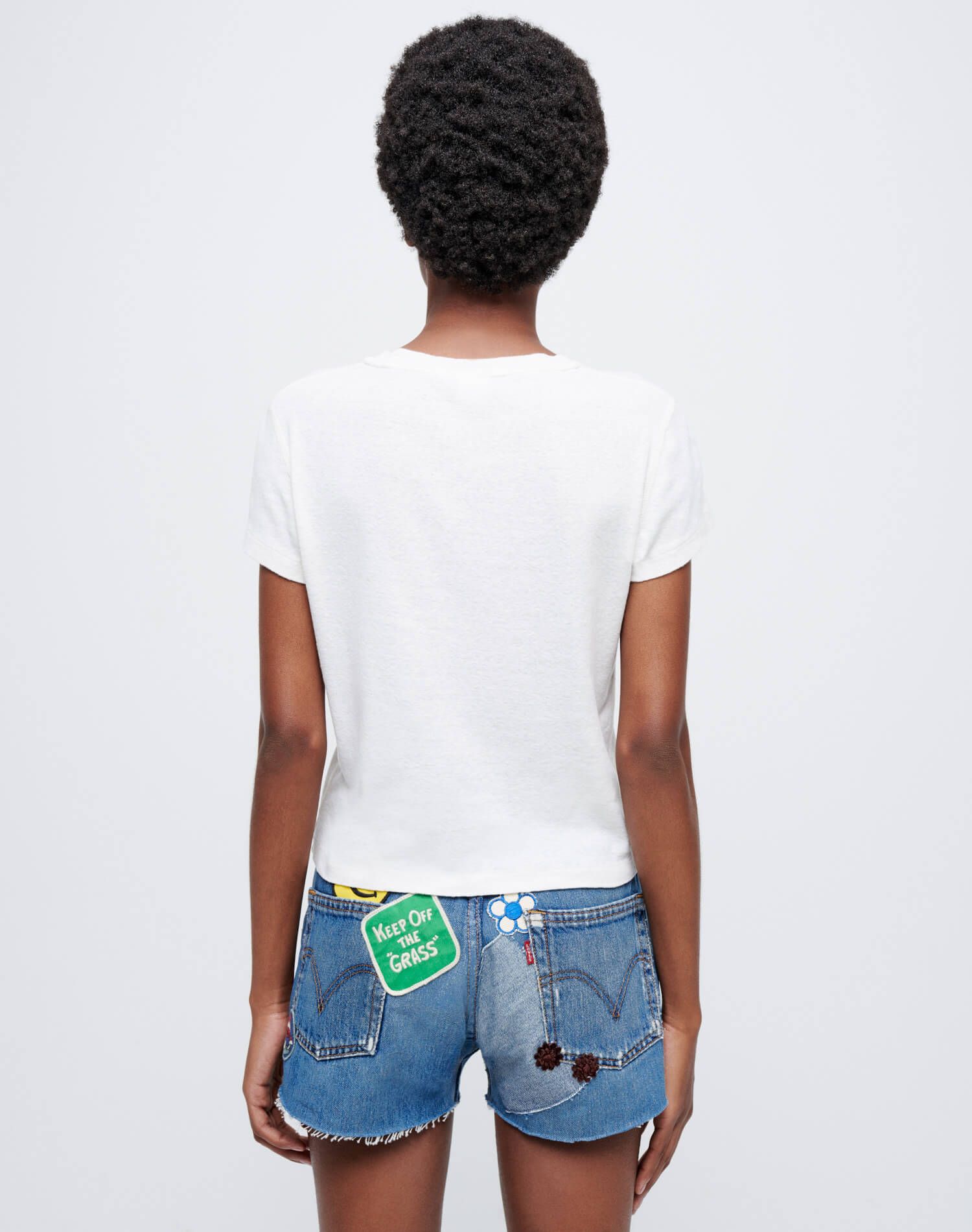 90s Baby "Ford" Tee - Vintage White sold by Re/Done product image thumbnail 7