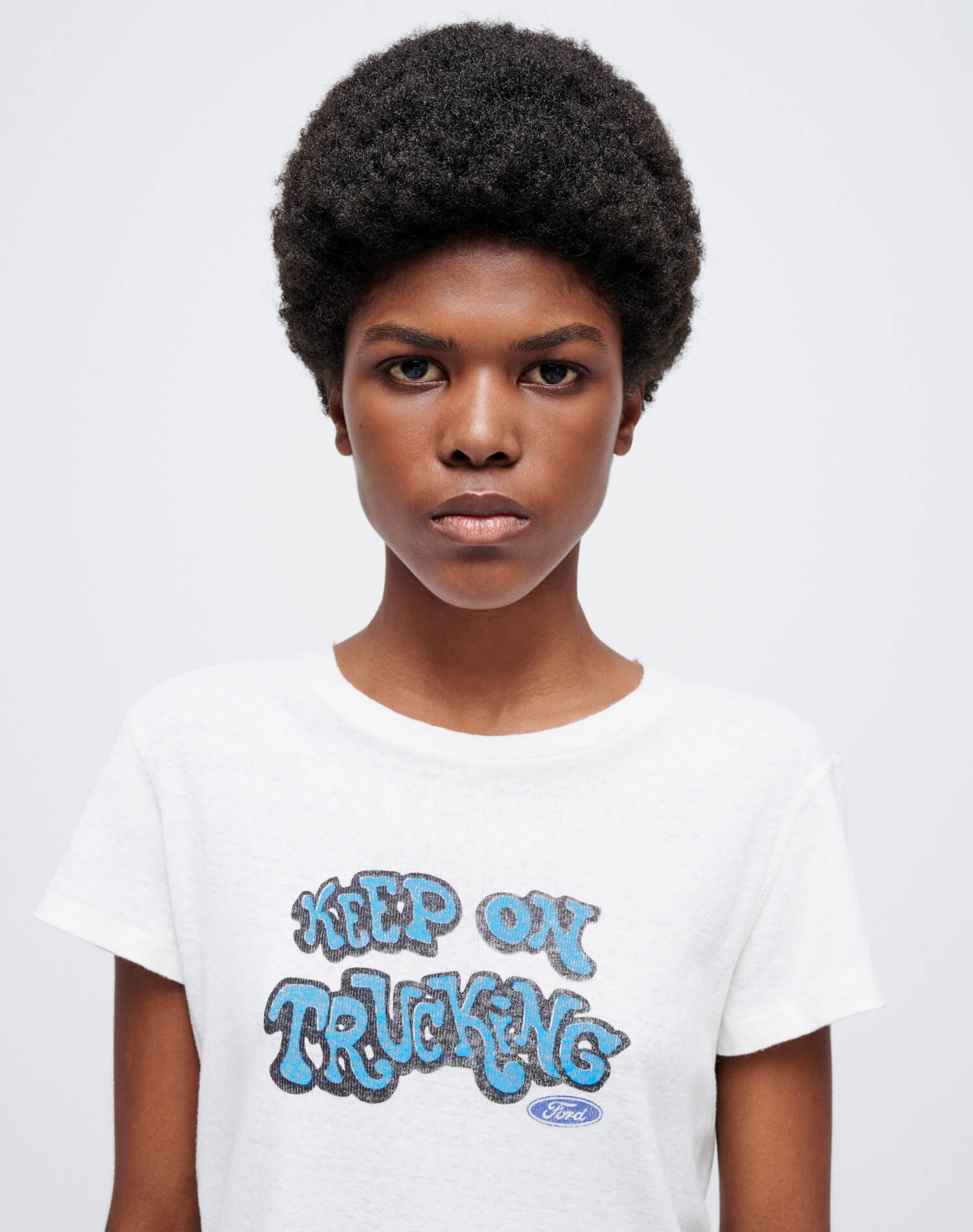 90s Baby "Ford" Tee - Vintage White sold by Re/Done product image thumbnail 5