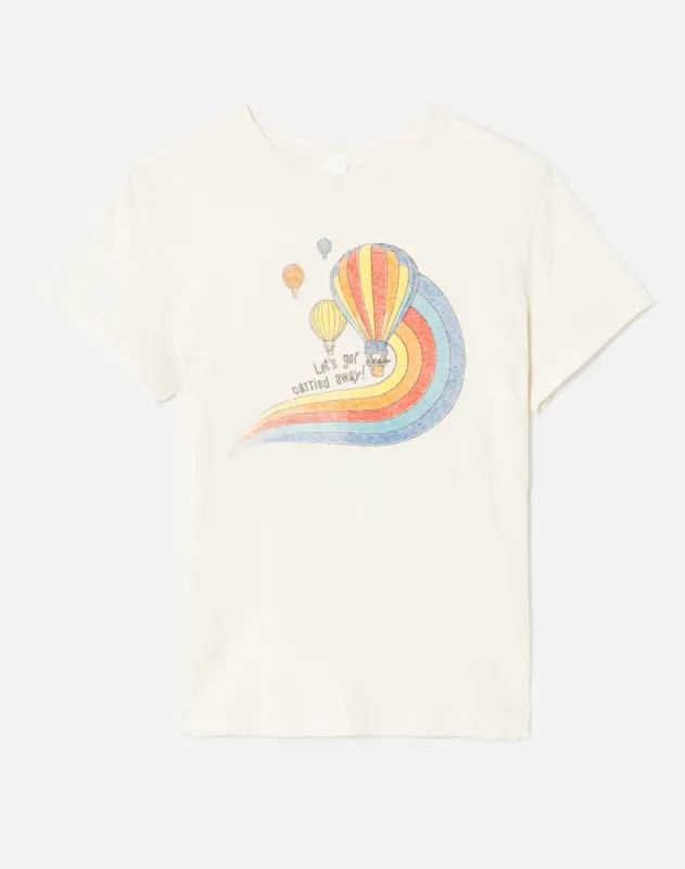 Classic Tee "Carried Away" - Vintage White sold by Re/Done