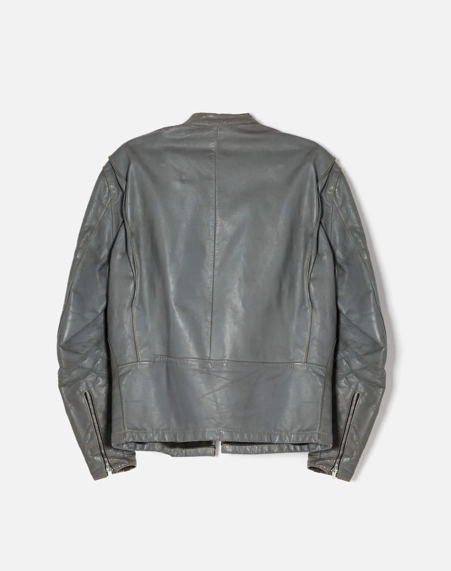 60s Vintage Cafe Racer Leather Jacket sold by Re/Done product image thumbnail 2