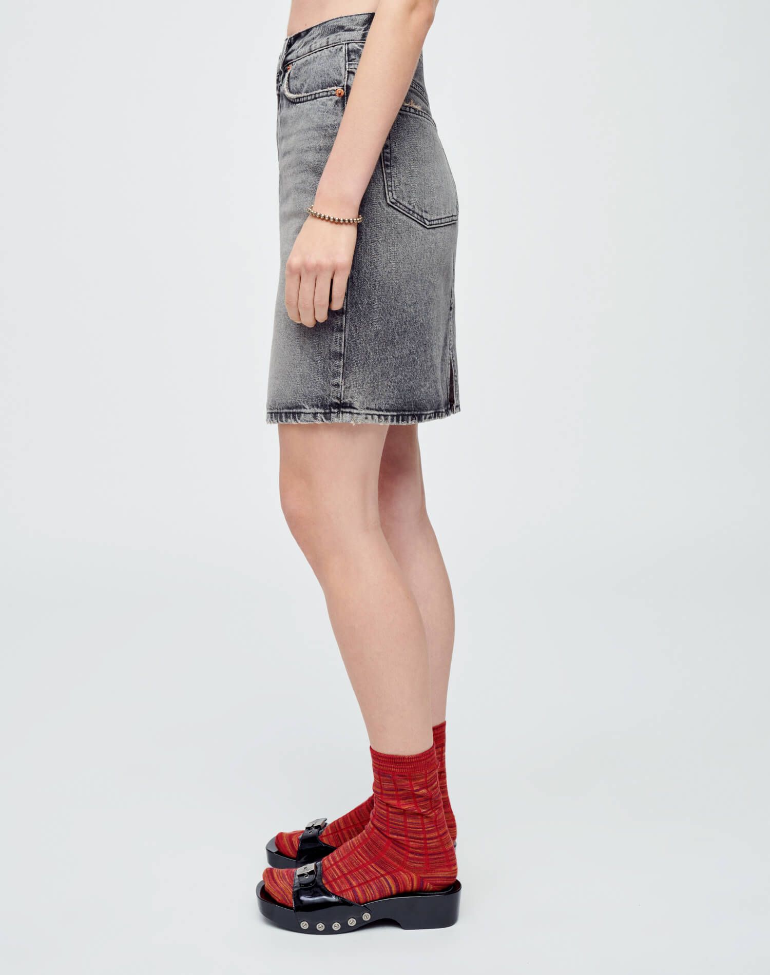 Pencil Skirt - Midnight Ash sold by Re/Done product image thumbnail 3